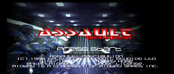 Assault: Retribution Title Screen